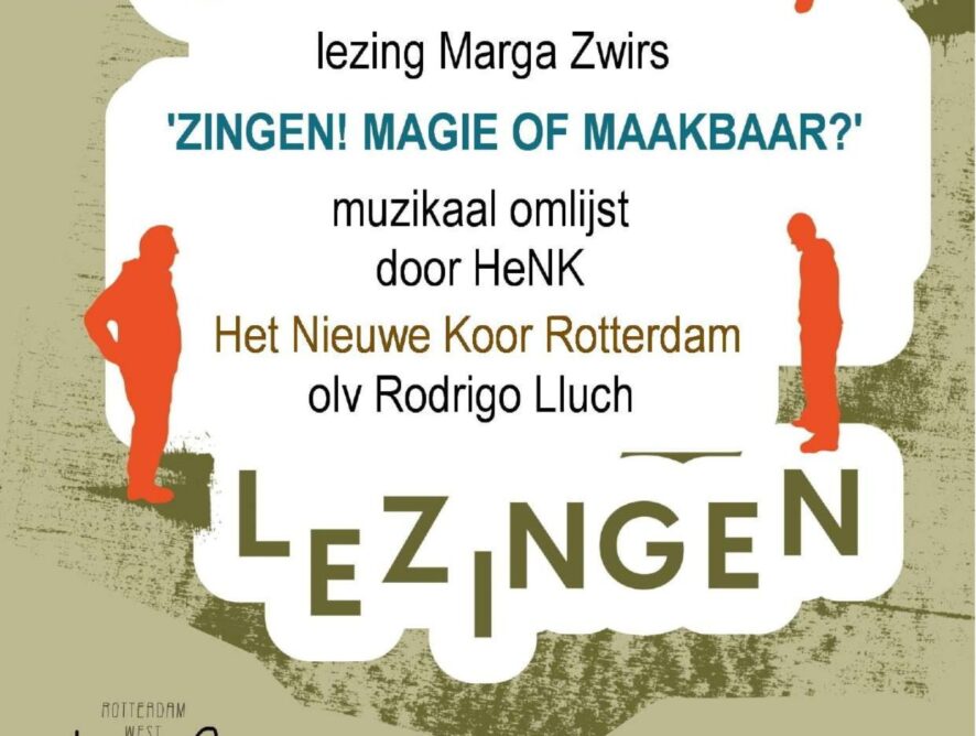 Bouwputlezing Zondag 6 april, 12:00 uur. Marga Zwirs: ‘ZINGEN! MAGIE OF MAAKBAAR?’